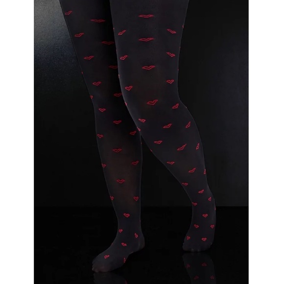 Torrid x Betsey Johnson Collab Tights - 5/6 - Picture 2 of 4